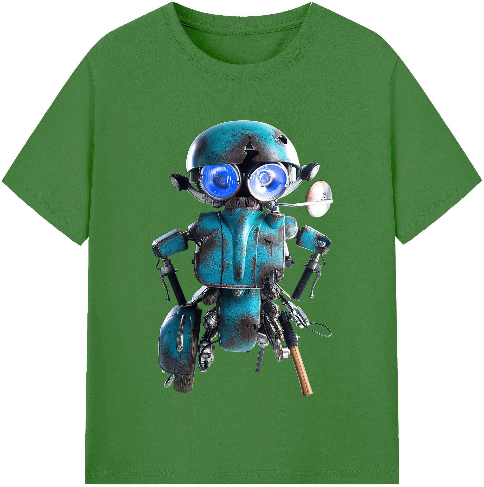 （画像用）  レディースカジュアルプリントTシャツ（綿100％）